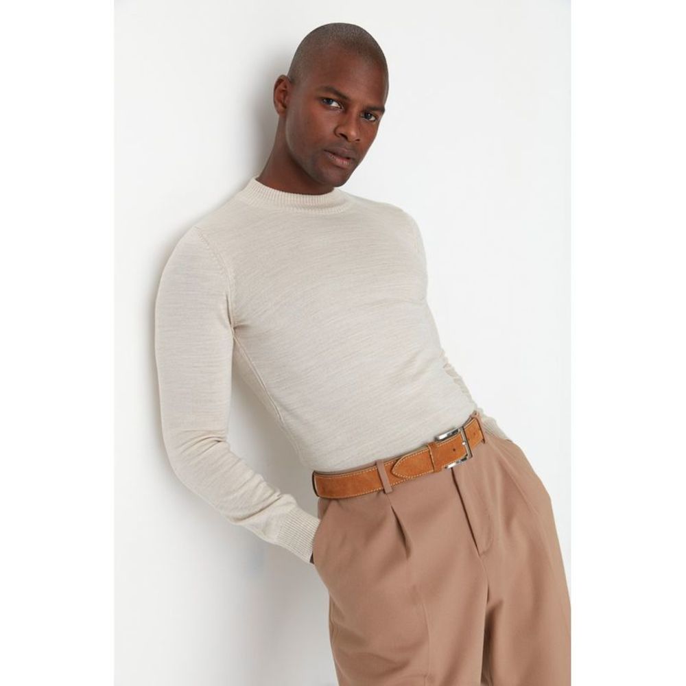 NWT Trendyol Men Slim High neck Knitwear Sweater